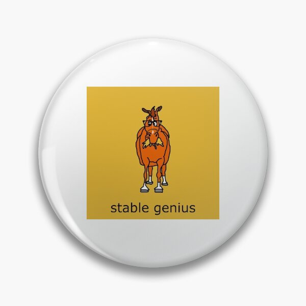 Item preview, Stable Genius designed and sold by FreeWillDesign.