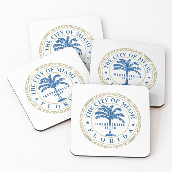 Item preview, Miami City Emblem designed and sold by trqffic.