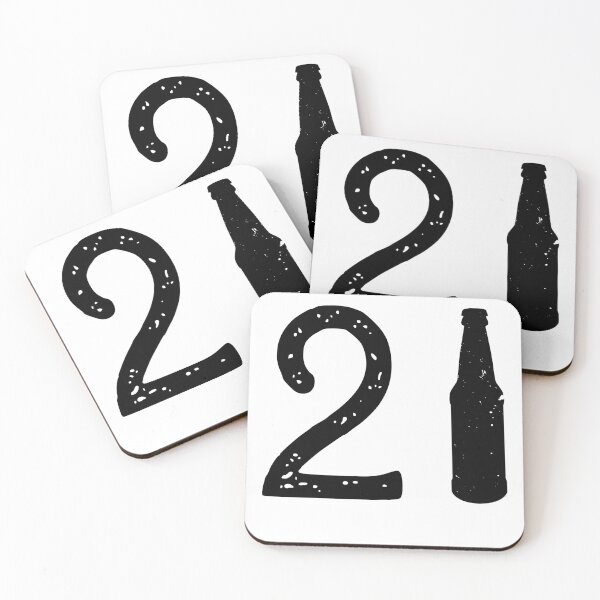 Item preview, Just Turned 21 Beer Bottle 21st Birthday retro vintage gift designed and sold by VESTITCH.