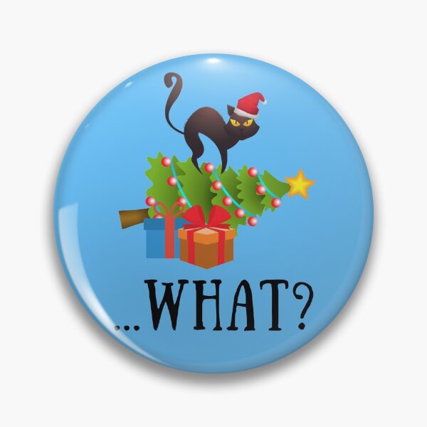 Item preview, Naughty Cat Pushing Over Christmas Tree designed and sold by Frosty1489.