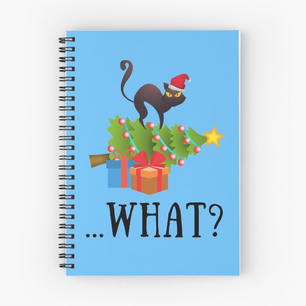 Item preview, Naughty Cat Pushing Over Christmas Tree designed and sold by Frosty1489.