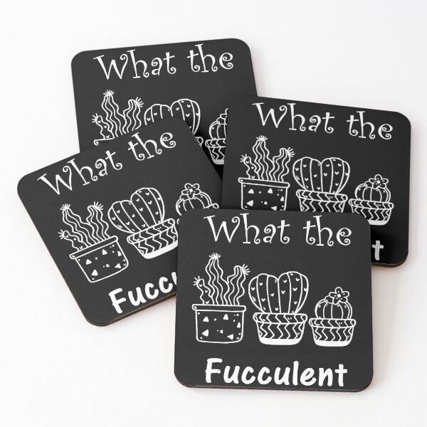 Item preview, What The Fucculent designed and sold by designbychow.