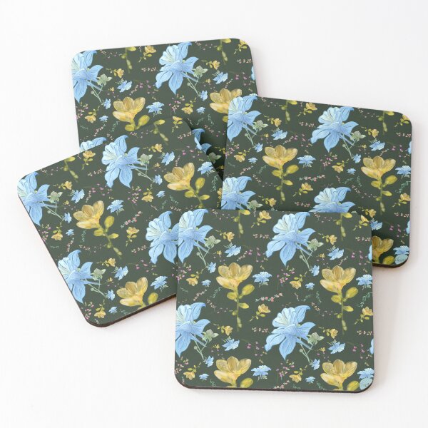 Item preview, Mysterious Winter Floral Pattern designed and sold by christinamemory.