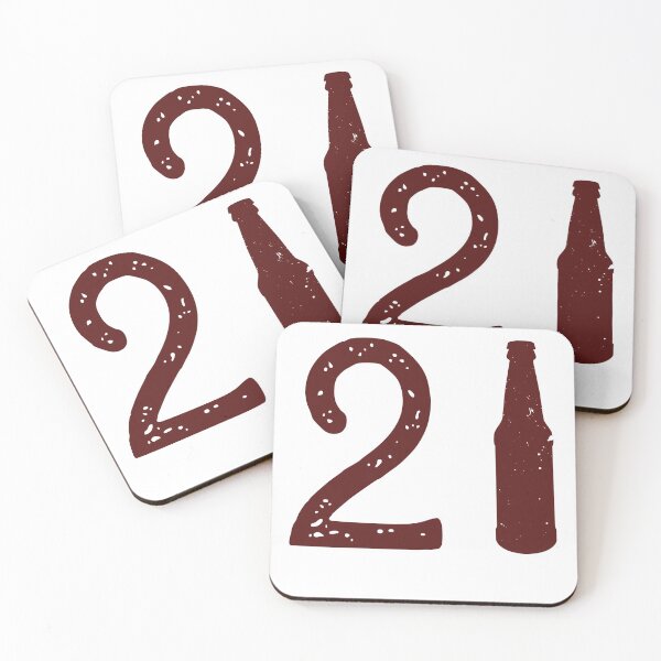 Item preview, Just Turned 21 Beer Bottle 21st Birthday retro vintage gift designed and sold by VESTITCH.