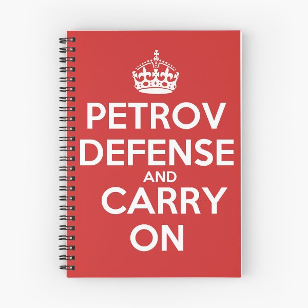 Item preview, Petrov Defense and Carry On - Chess opening T-Shirt designed and sold by edygun.