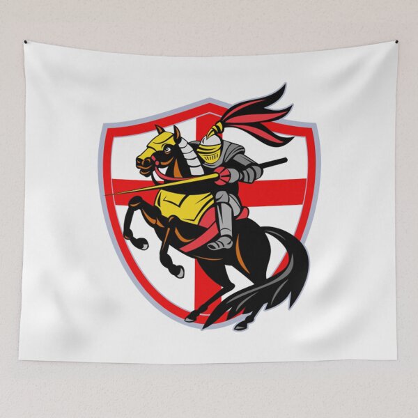 Item preview, Medieval Knight T-ShirtMedieval Knight Crest Jousting Shield Sigil designed and sold by GongLake.