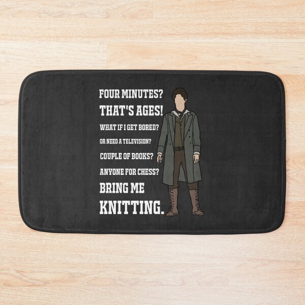 Item preview, The 8th Doctor: "Four minutes? That's ages!" (White) designed and sold by sci-fi-nerd.