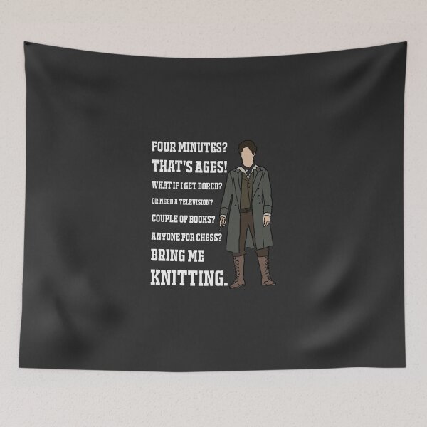 Item preview, The 8th Doctor: "Four minutes? That's ages!" (White) designed and sold by sci-fi-nerd.