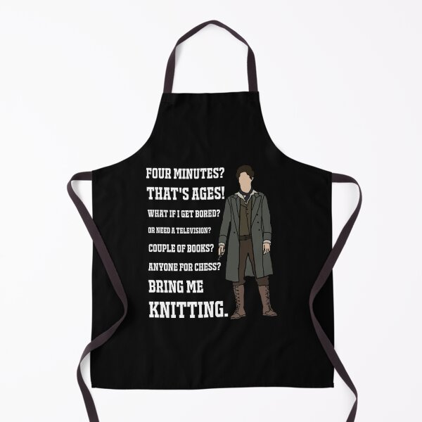Item preview, The 8th Doctor: "Four minutes? That's ages!" (White) designed and sold by sci-fi-nerd.
