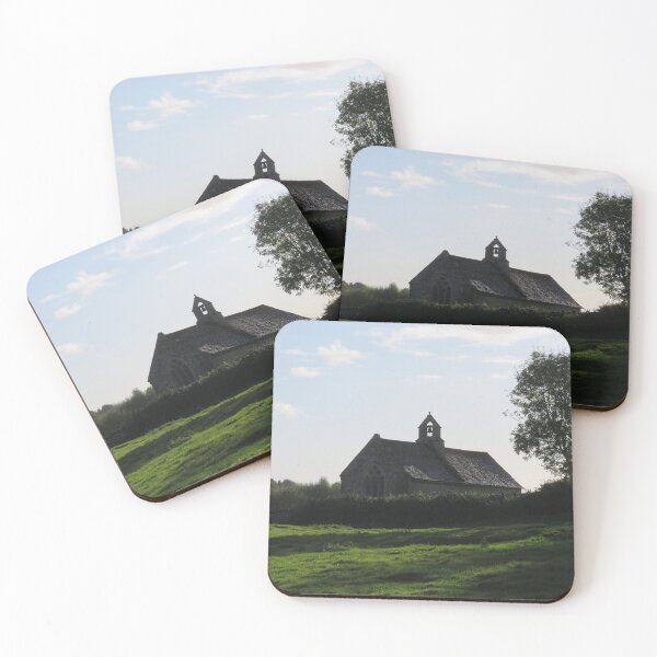 Item preview, St Oswald's Church at dusk, Burford, UK designed and sold by LadyKandis.
