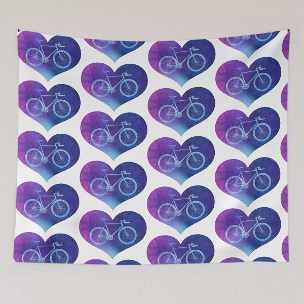 Item preview, I Love Cycling - A Watercolor Bicycle Design designed and sold by TheBearandBunny.