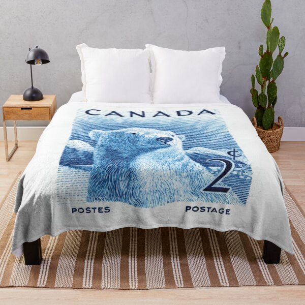 Item preview, 1953 CANADA Polar Bear Postage Stamp designed and sold by retrographics.