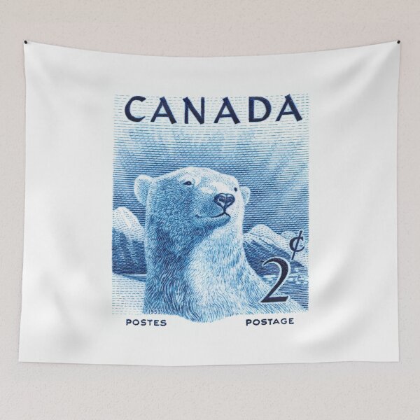 Item preview, 1953 CANADA Polar Bear Postage Stamp designed and sold by retrographics.