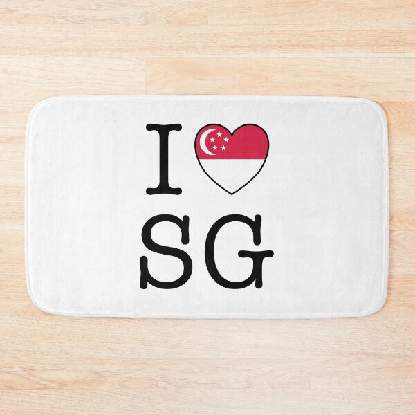 Item preview, I Love SG (Singapore) designed and sold by suwarnaadi.