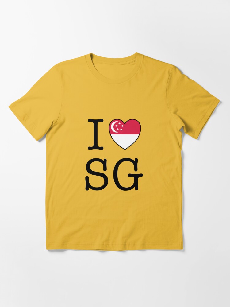 I Love SG (Singapore) | Essential T-Shirt
