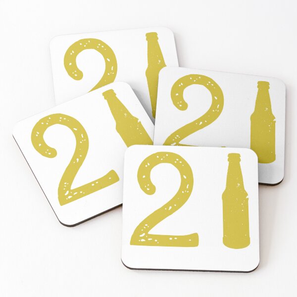 Item preview,  Just Turned 21 Beer Bottle 21st Birthday retro vintage gift designed and sold by VESTITCH.