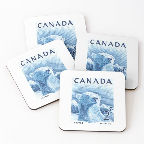 Item preview, 1953 CANADA Polar Bear Postage Stamp designed and sold by retrographics.