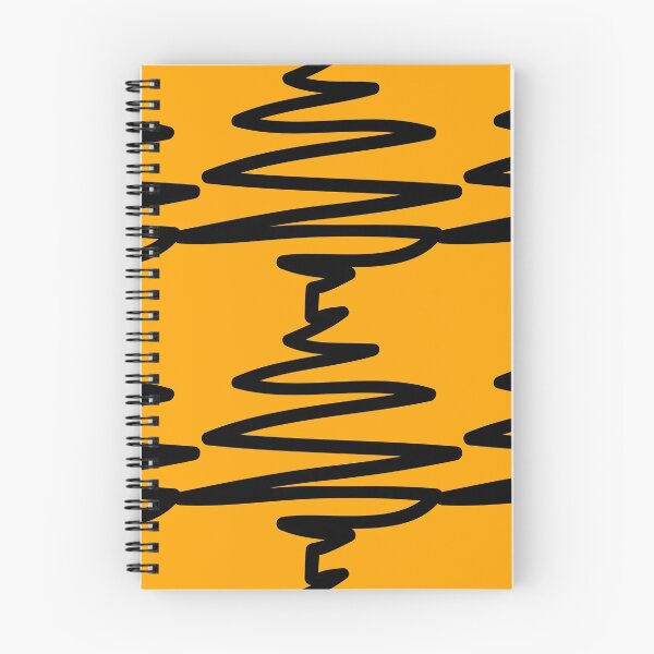 Item preview, Orange and Black Squiggly Lines designed and sold by PatternsRUs.