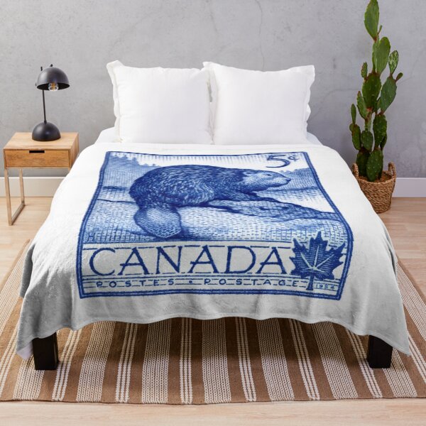 Item preview, 1954 CANADA Beaver Postage Stamp designed and sold by retrographics.