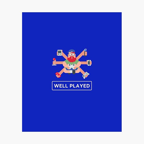Item preview, well played designed and sold by Hey-Nice-Shirt.