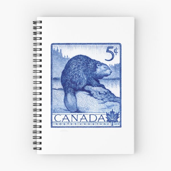 Item preview, 1954 CANADA Beaver Postage Stamp designed and sold by retrographics.