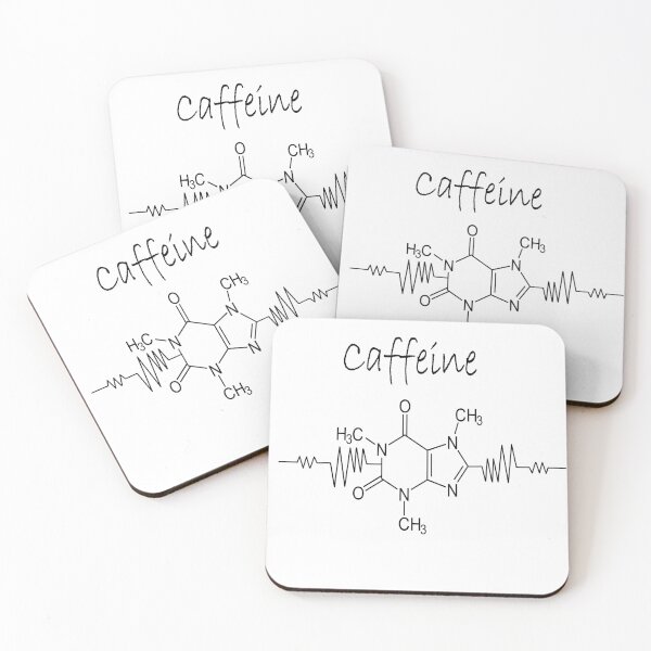 Item preview, Caffeine Molecule designed and sold by PRINTED ..