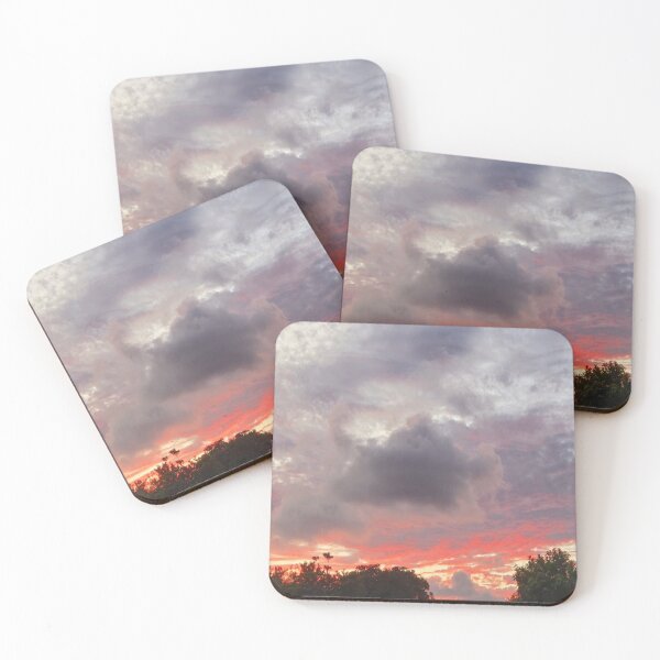 Item preview, Orange Sunset With Dark Fluffy Clouds designed and sold by ExprezzDesigns.