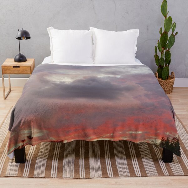 Item preview, Orange Sunset With Dark Fluffy Clouds designed and sold by ExprezzDesigns.