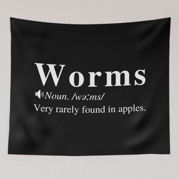 Item preview, Funny Worms Definition (Cute And Wholesome) designed and sold by mind-illusions.