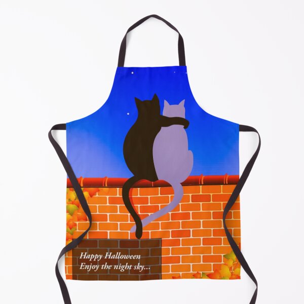 Item preview, Halloween, two cats arm in arm designed and sold by Judydcreates.