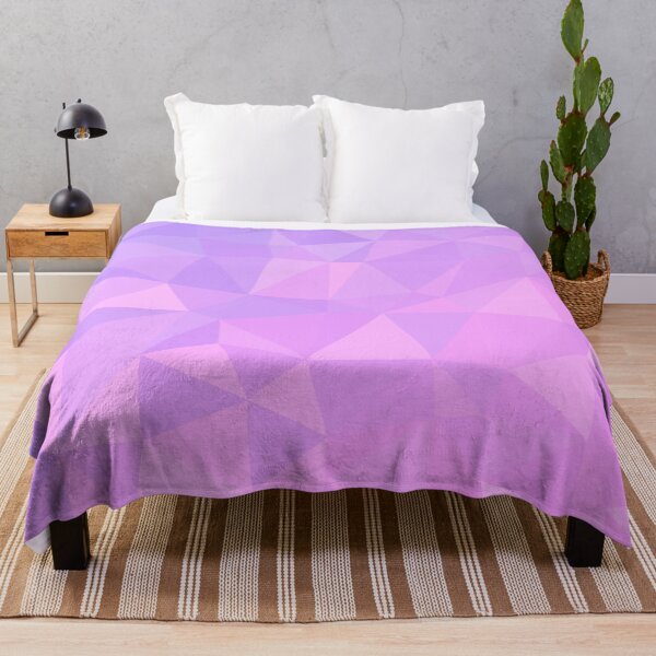 Item preview, Pink Violet Gemstone Triangle Pattern designed and sold by patternsoup.