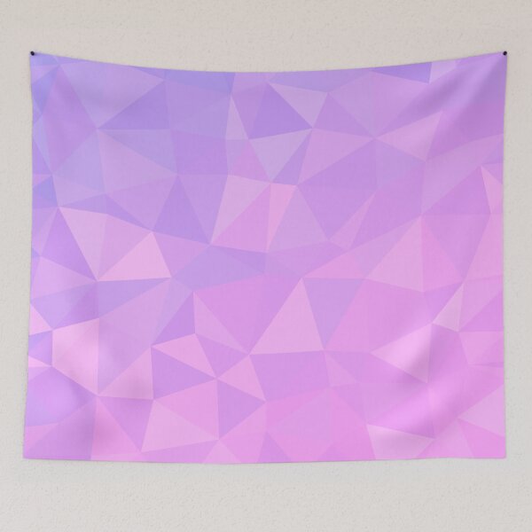 Item preview, Pink Violet Gemstone Triangle Pattern designed and sold by patternsoup.