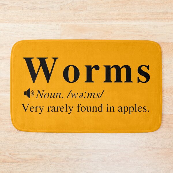 Item preview, Funny Worms Definition (Cute And Wholesome) designed and sold by mind-illusions.