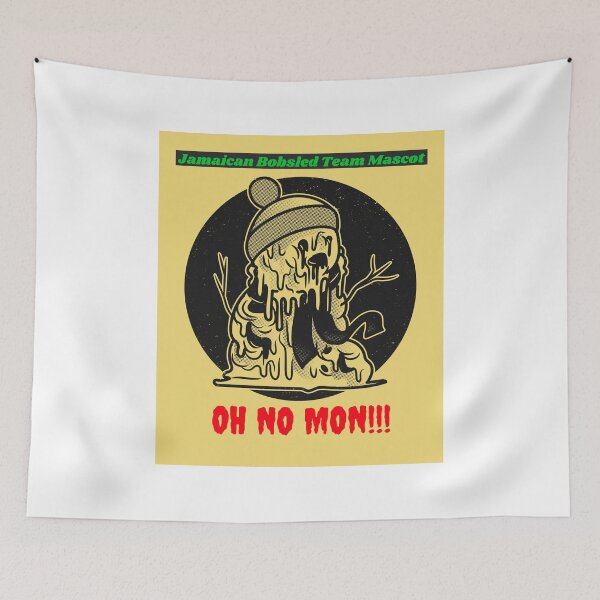 Item preview, Melting Snowman Jamaican Bobsled team Mascot designed and sold by SnazzyBat.