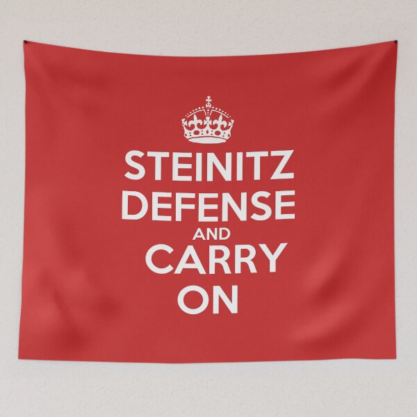 Item preview, Steinitz Defense and Carry On - Chess opening T-Shirt designed and sold by edygun.