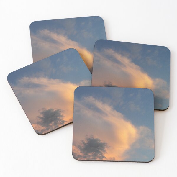 Item preview, Beautiful Orange Sunset In Blue Sky Pastel Colors designed and sold by ExprezzDesigns.