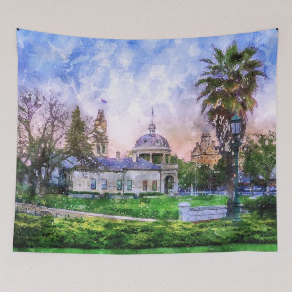 Item preview, Bendigo Victoria Gardens Watercolor designed and sold by Steven Jodoin.