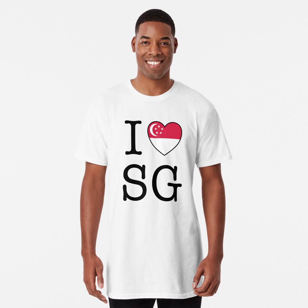 i love sg t shirts