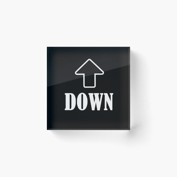 Item preview, Slightly Wrong Up Down Arrow designed and sold by ChestnutAlley.
