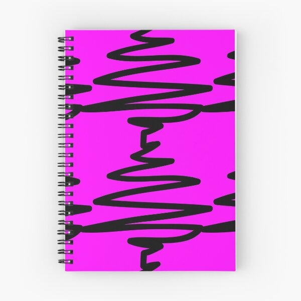 Item preview, Magenta and Black Squiggly Lines designed and sold by PatternsRUs.