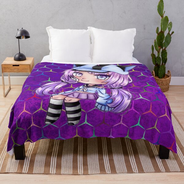  gacha Life Kawaii Gacha Girl  Throw Blanket