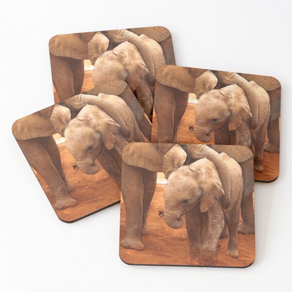 Item preview, Affectionate Playmates: Baby Elephants designed and sold by Carole-Anne.