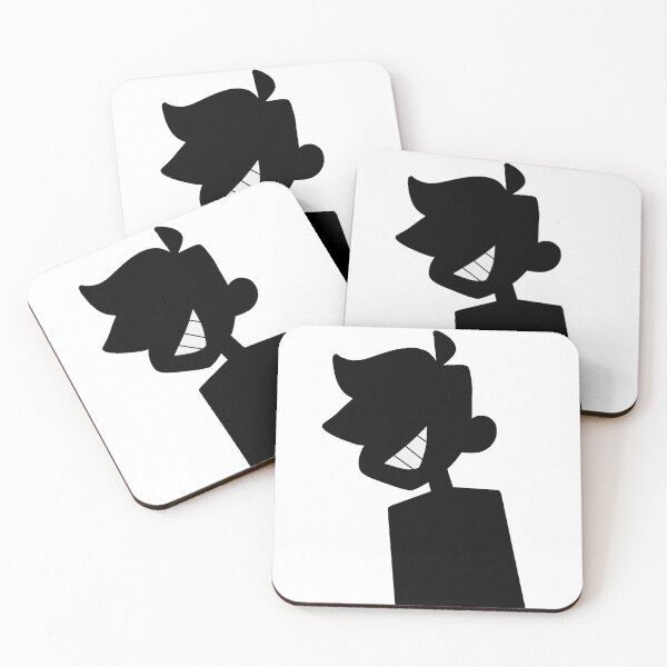 Item preview, Smiling cartoon boy silhouette designed and sold by rydoesart.
