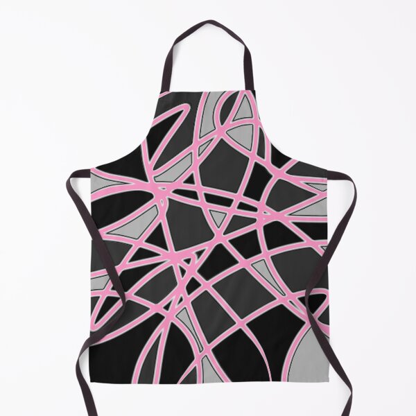 Item preview, Pink and Black Mod Wavy Geographic Pattern designed and sold by ChromaticAddict.