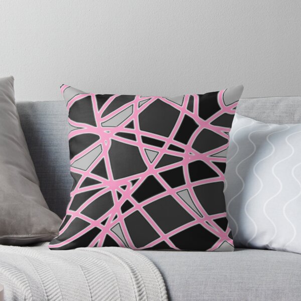 Item preview, Pink and Black Mod Wavy Geographic Pattern designed and sold by ChromaticAddict.