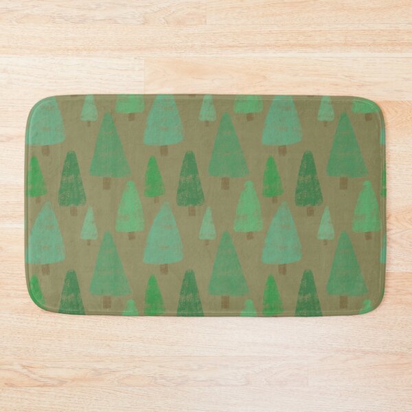 Item preview, Pine tree forest pattern designed and sold by Oodles of  Doodles.