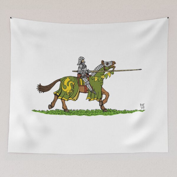 Item preview, Medieval T-ShirtCharging Medieval Knight designed and sold by GongLake.