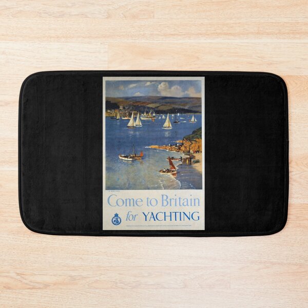 Item preview, viejo classic Come to Britain for Yachting poster designed and sold by CorasPosters.