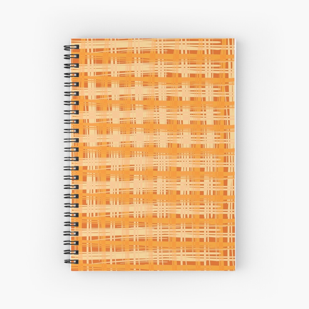 Fire Plaid Spiral Notebook