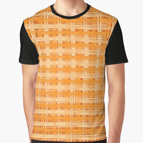 Fire Plaid Graphic T-Shirt